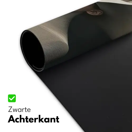 Vrouw - Golvende - Hoed Muismat XXL klein -sfeer2