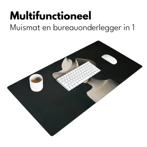 Vrouw - Golvende - Hoed Muismat XXL klein -sfeer4