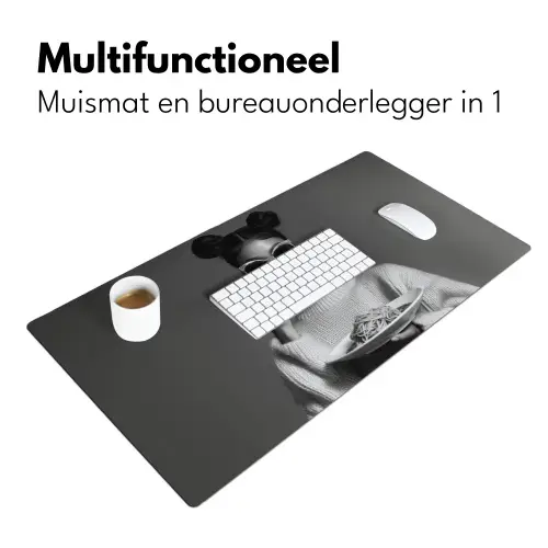 Vrouw - Pasta - Zonnebril Muismat XXL klein -sfeer4