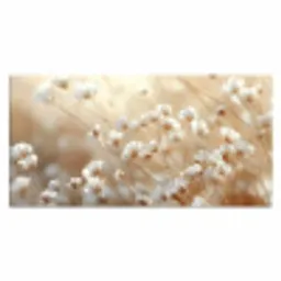 Wilde - Bloemen - Wit Muismat XXL klein -3d_leeg