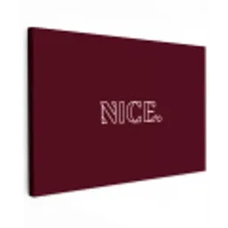 Bordeaux - Nice - minimalistisch canvas 2cm klein -z3d
