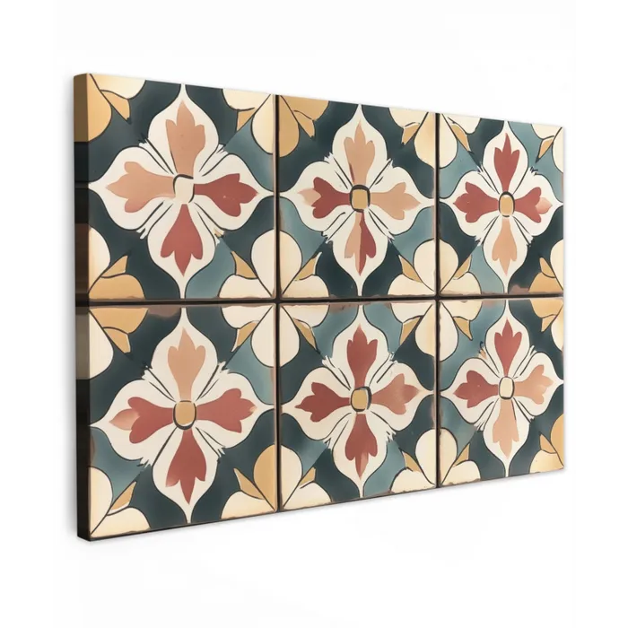Decoratie - Tegels - Spaans - Vintage canvas 2cm klein -z3d