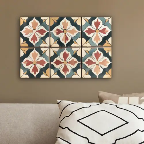 Decoratie - Tegels - Spaans - Vintage canvas 2cm klein -sfeer3