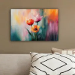 Dromerig - Bloemen - Verfijnde details canvas 2cm klein -sfeer3