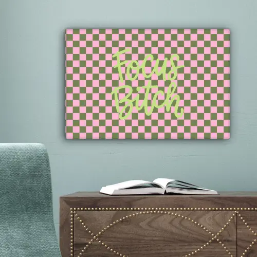 Focus - Vakken - Roze canvas 2cm klein -sfeer4