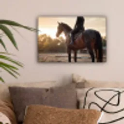 Harmonie - Ruiter - Zon canvas 2cm klein -sfeer1