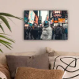 Stad - Mensen - Astronaut - Wit canvas 2cm klein -sfeer1