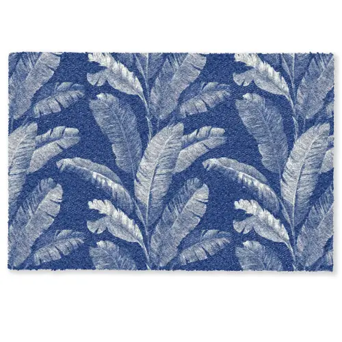 Blad - Palm - Blauw Deurmat klein 898 -zkaufland3d