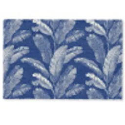 Blad - Palm - Blauw Deurmat klein 898 -zkaufland3d