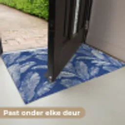 Blad - Palm - Blauw Deurmat klein 898 -USP_NL