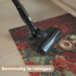 Bloemen - Dieprood - Zonnebril - Vrouw Deurmat klein -reinigen_NL