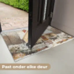 Kerst - Huis - Winter - Sneeuw Deurmat klein -USP_NL