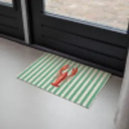 Kreeft - Strepen - Realistisch - Zomers Deurmat klein -sfeer2
