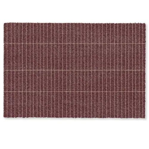 Lijnen - Patroon - Bordeaux Deurmat klein 898 -zkaufland3d