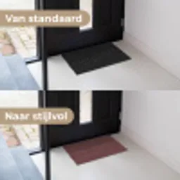 Lijnen - Patroon - Bordeaux Deurmat klein 898 -voor-na_NL