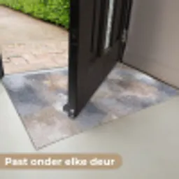 Penseelstreken - Schilderij - Beige Deurmat klein -USP_NL