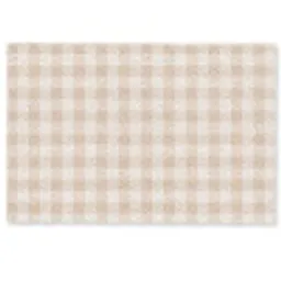 Plaid - Patroon - Vierkant - Beige Deurmat klein 898 -zkaufland3d