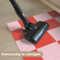 Schaakbord patroon - Rood - Roze - Blokjes Deurmat klein -reinigen_NL