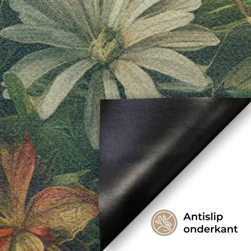 Vrouw - Panterprint - Jungle - Natuur - Luxe Deurmat klein -antislip_NL