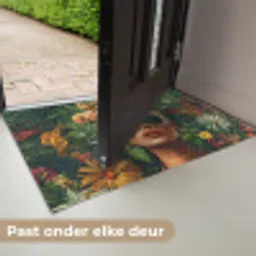 Vrouw - Panterprint - Jungle - Natuur - Luxe Deurmat klein -USP_NL