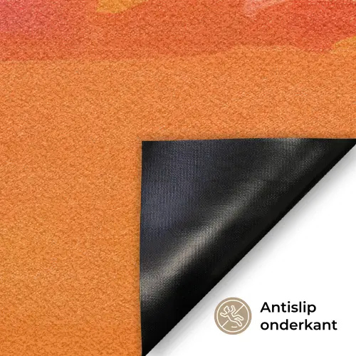 Zon - Abstract - Landschap - Oranje Deurmat klein -antislip_NL