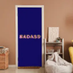 Badass - Panterpint - Schaduw - Roze deurposter klein -sfeer1