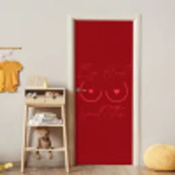 big heart small titties - Hart - Rood deurposter klein -sfeer4