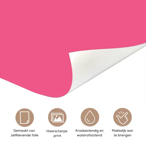 Grateful - Groen - Grafisch - Vloeiend deurposter klein -closeup_NL