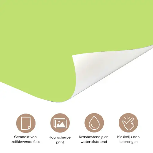 Grl pwr - Groen - Rood - 3D deurposter klein -closeup_NL