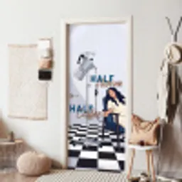 Half human, Half Coffee - Infuus - Koffie deurposter klein -sfeer6