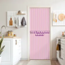 Paars - Strepen - You're doing great - Schaduw deurposter klein -sfeer5