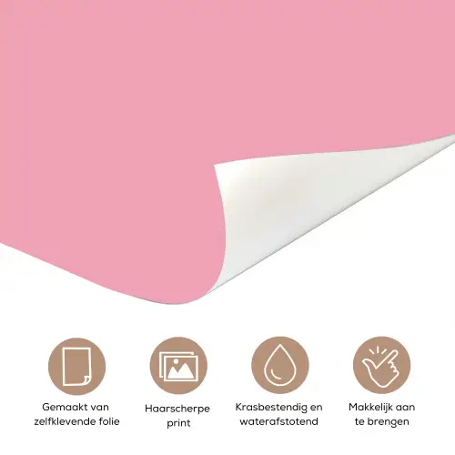 Roze - Tekstwolk - Groen - BLAH BLAH BLAH deurposter klein -closeup_NL