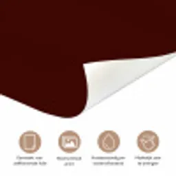 She plans she glows she achieves - Rood - Cursief deurposter klein -closeup_NL