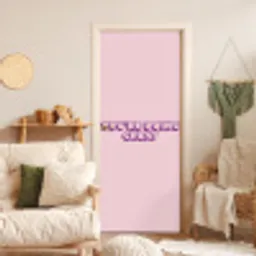You're doing great - roze - 3D deurposter klein -sfeer2
