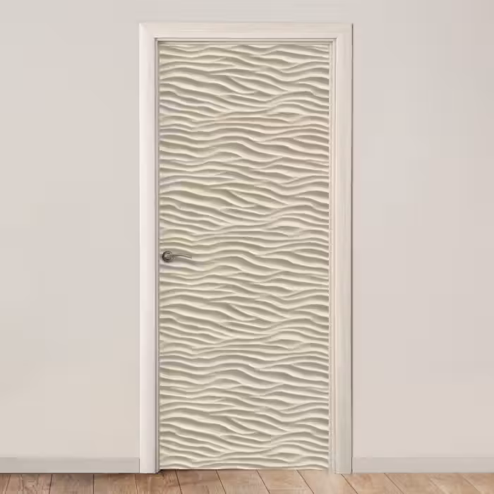 Deursticker - Zand - Golven - Beige