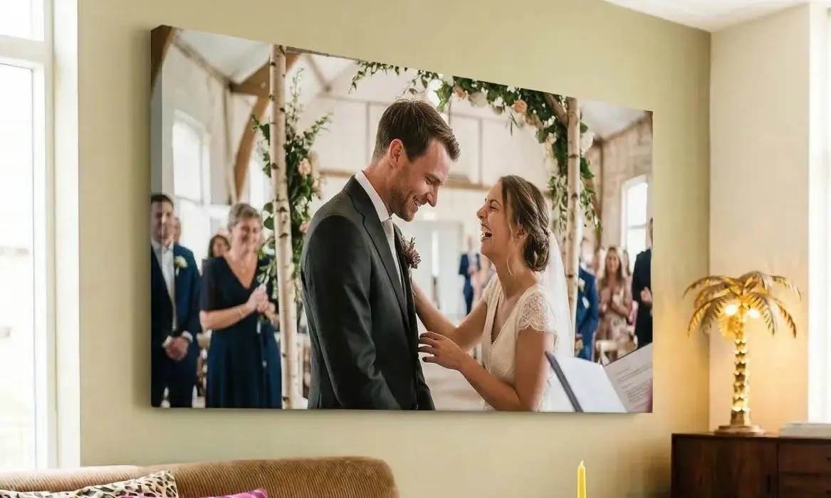 Foto op een canvasdoek voorbeeld