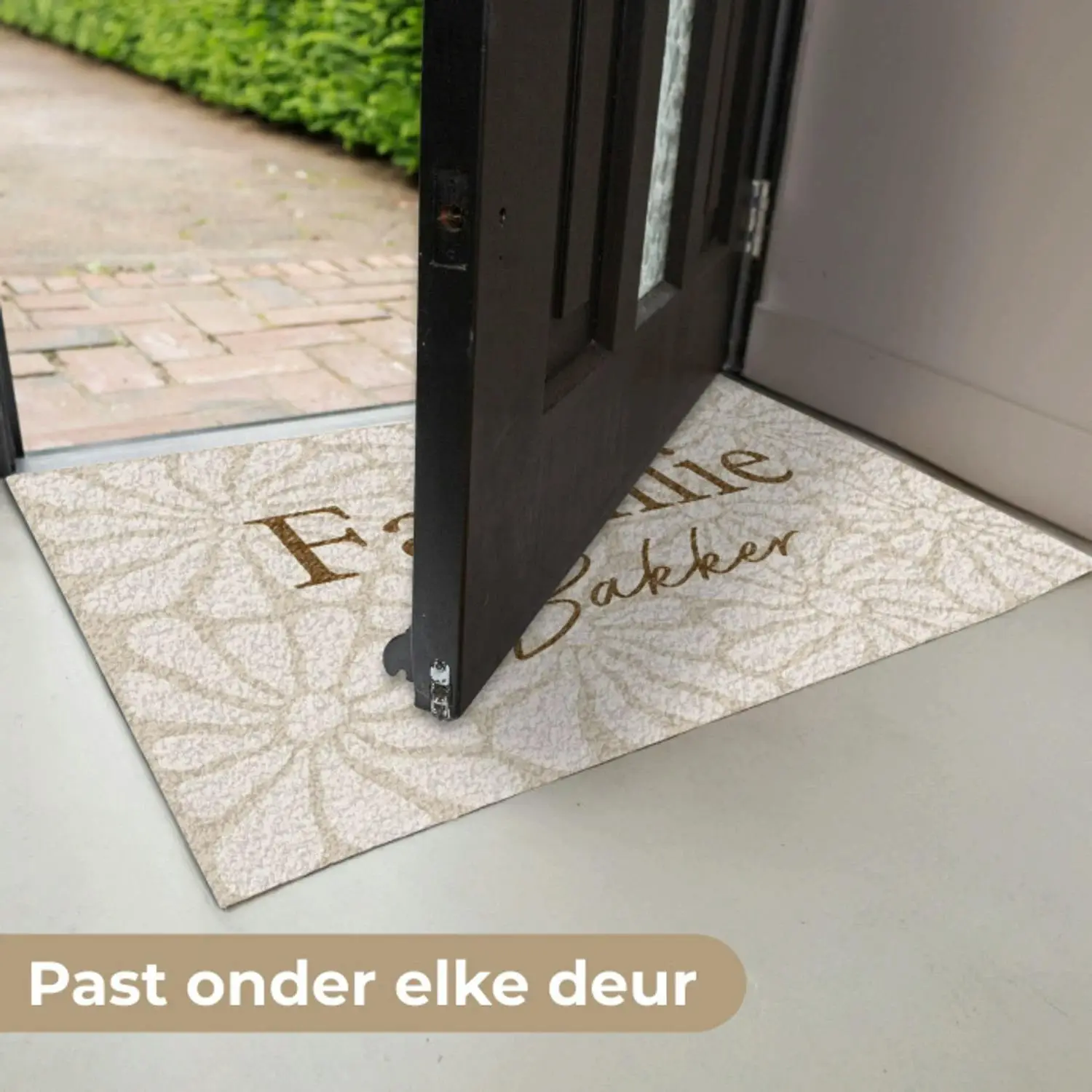 Gepersonaliseerde deurmat - met de Familie naam