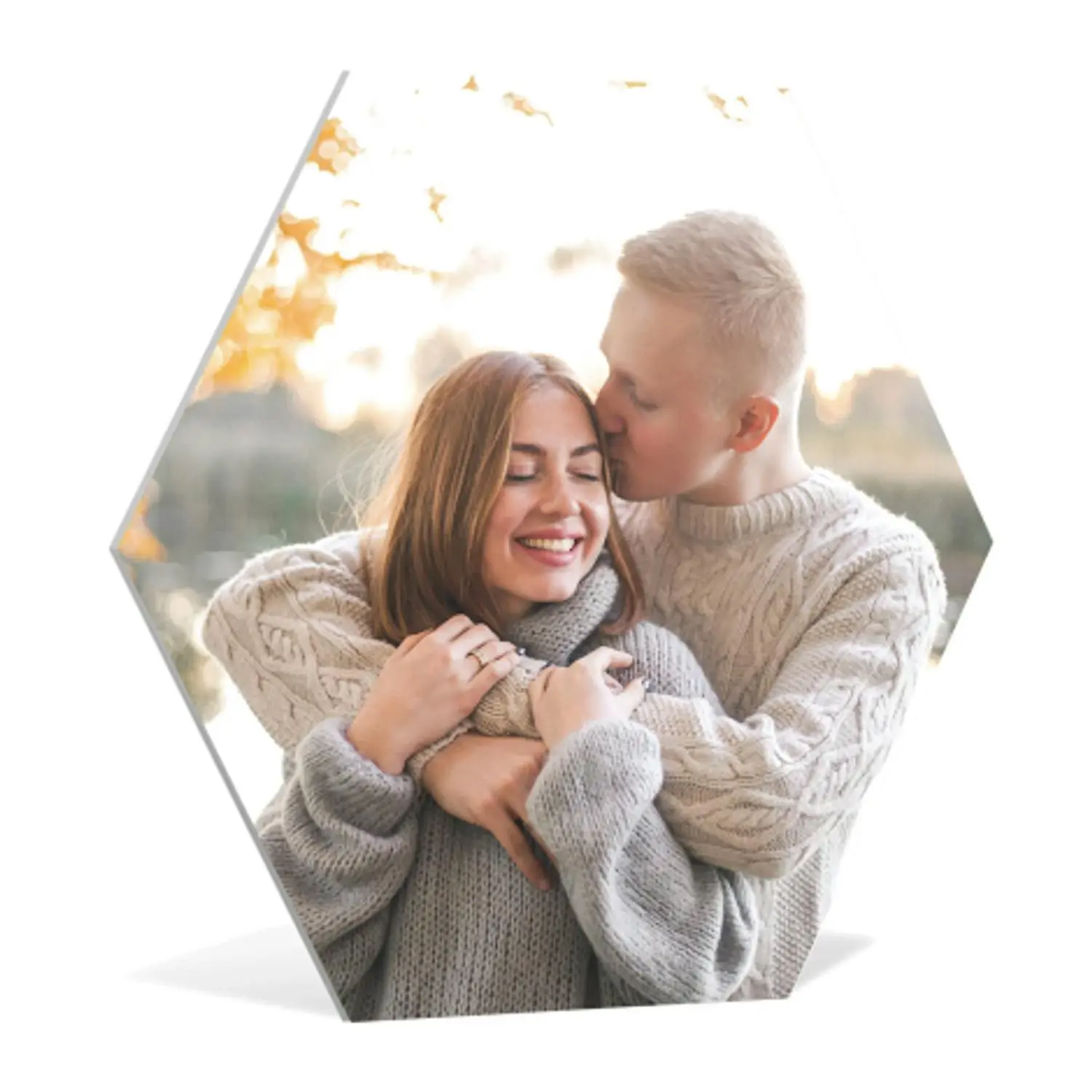 Hexagon xl met eigen foto