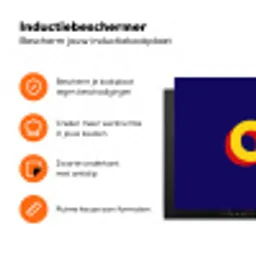 Blauw - Geel - OH - Schaduw Inductie beschermer vinyl 3mm klein -zzzzzzz-td-ups