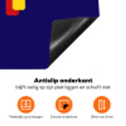Blauw - Geel - OH - Schaduw Inductie beschermer vinyl 3mm klein -zzzzzzz-td-onderkant