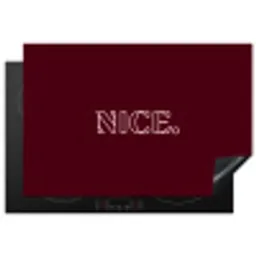Bordeaux - Nice - minimalistisch Inductie beschermer vinyl 3mm klein -3d