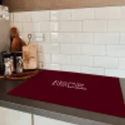 Bordeaux - Nice - minimalistisch Inductie beschermer vinyl 3mm klein -sfeer3