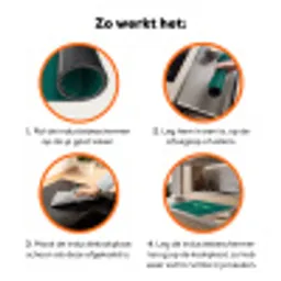 c'est la fucking vie - Groen - Handgeschreven Inductie beschermer vinyl 3mm klein -zzzzzzz-td-werking