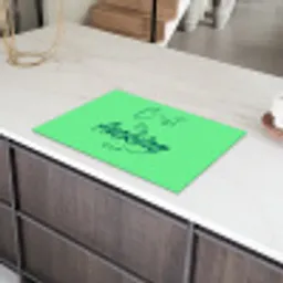 c'est la fucking vie - Groen - Penseelstijl Inductie beschermer vinyl 3mm klein -sfeer8