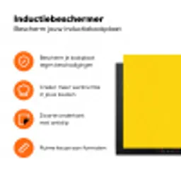 Cool - Geel - Groen Inductie beschermer vinyl 3mm klein -zzzzzzz-td-ups