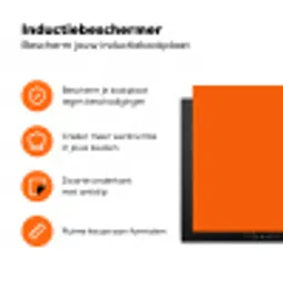 Cool - Oranje - Groen Inductie beschermer vinyl 3mm klein -zzzzzzz-td-ups