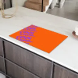 Cool - Paars - Oranje Inductie beschermer vinyl 3mm klein -sfeer8