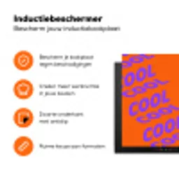 Cool - Paars - Oranje Inductie beschermer vinyl 3mm klein -zzzzzzz-td-ups