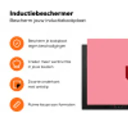 Dream - 3D - Rood - Roze Inductie beschermer vinyl 3mm klein -zzzzzzz-td-ups