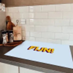 Fijn - Geel - Oranje Inductie beschermer vinyl 3mm klein -sfeer3